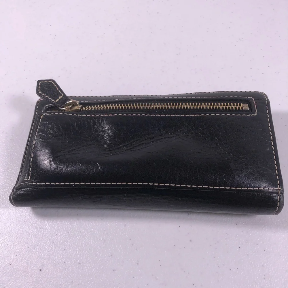 VINTAGE Buxton Clutch Wallet Zipper - Picture 2 of 11